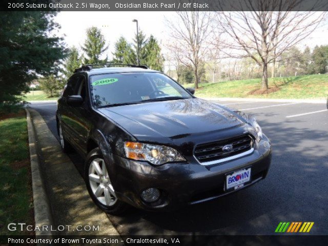 2006 Subaru Outback 2.5i Wagon in Obsidian Black Pearl