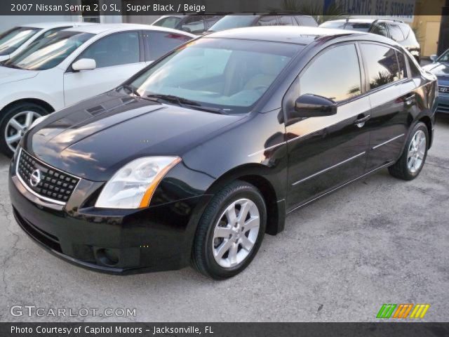 2007 Nissan Sentra 2.0 SL in Super Black