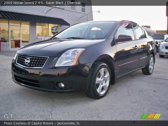 2009 Nissan Sentra 2.0 S in Super Black