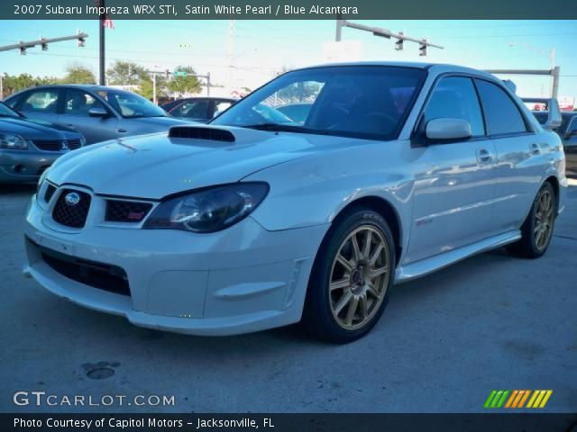 2007 Subaru Impreza WRX STi in Satin White Pearl
