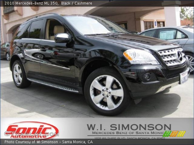 2010 Mercedes-Benz ML 350 in Black