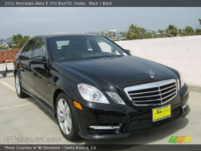 2012 Mercedes-Benz E 350 BlueTEC Sedan in Black