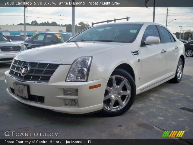 2008 Cadillac STS V8 Luxury in White Diamond Tricoat