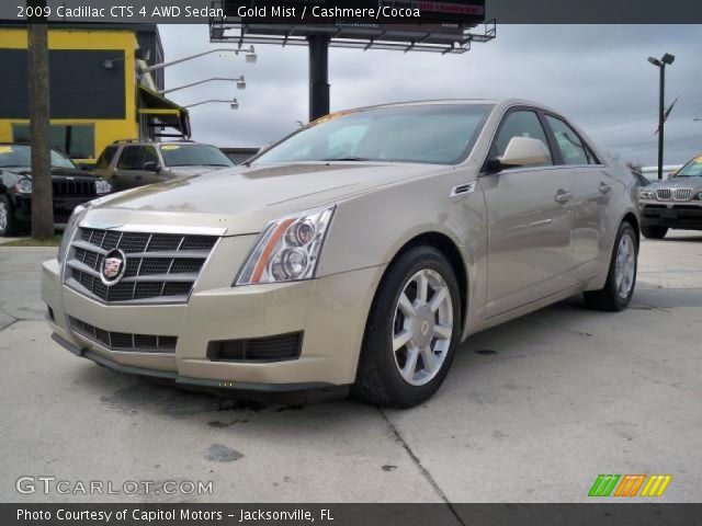 2009 Cadillac CTS 4 AWD Sedan in Gold Mist