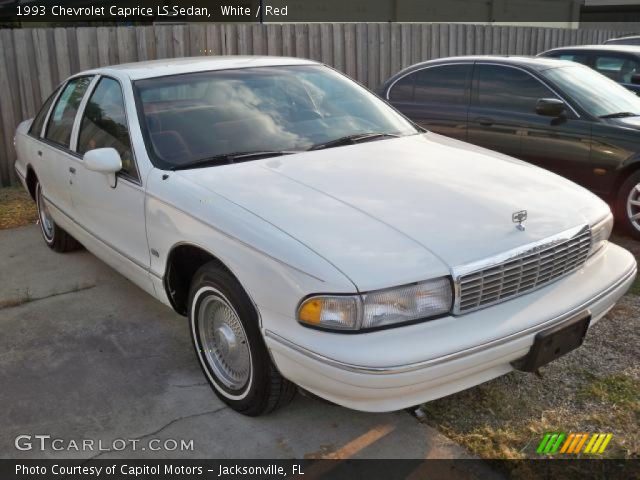 1993 Chevrolet Caprice LS Sedan in White