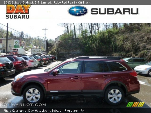 2012 Subaru Outback 2.5i Limited in Ruby Red Pearl