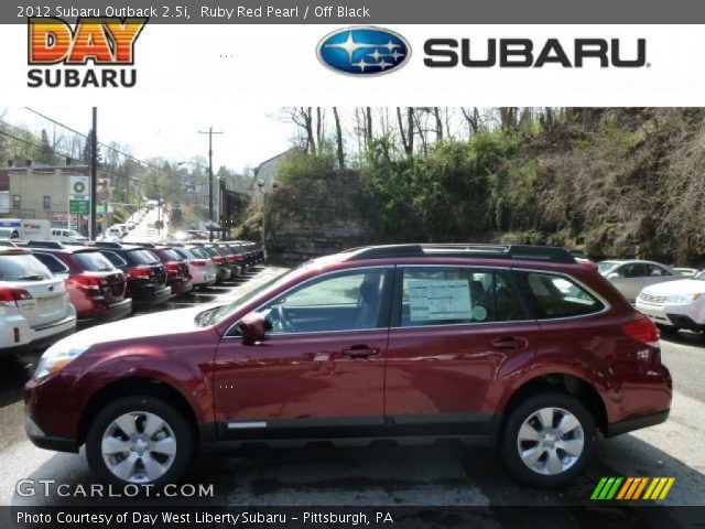 2012 Subaru Outback 2.5i in Ruby Red Pearl