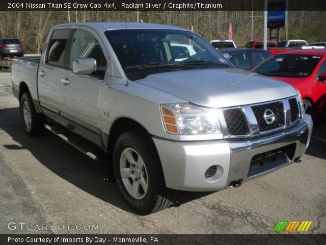 2004 Nissan Titan SE Crew Cab 4x4 in Radiant Silver