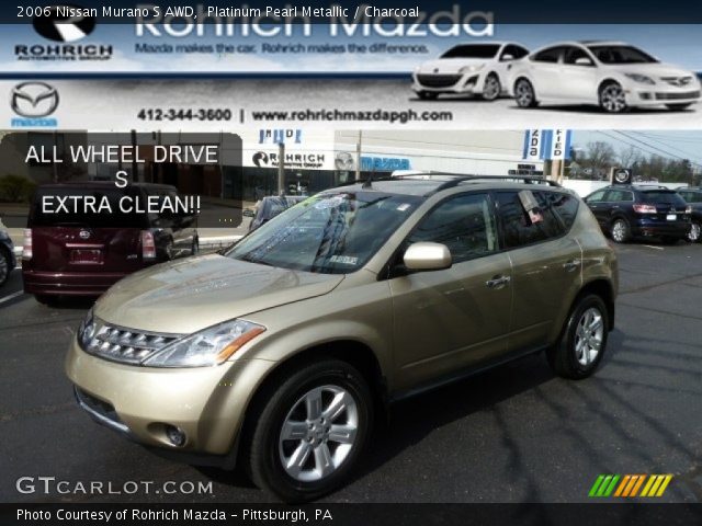 2006 Nissan Murano S AWD in Platinum Pearl Metallic