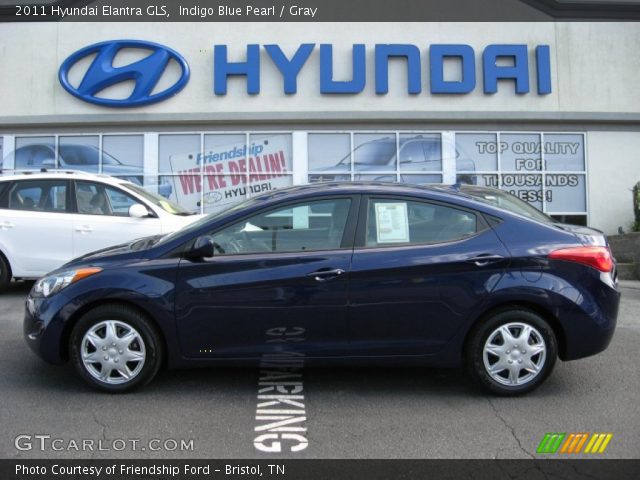 2011 Hyundai Elantra GLS in Indigo Blue Pearl
