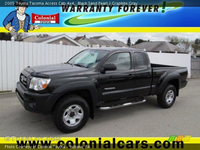 2005 Toyota Tacoma Access Cab 4x4 in Black Sand Pearl
