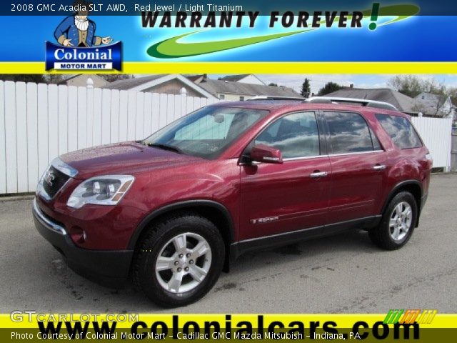 2008 GMC Acadia SLT AWD in Red Jewel