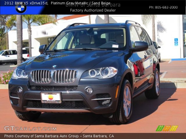 2012 BMW X5 xDrive35d in Platinum Gray Metallic
