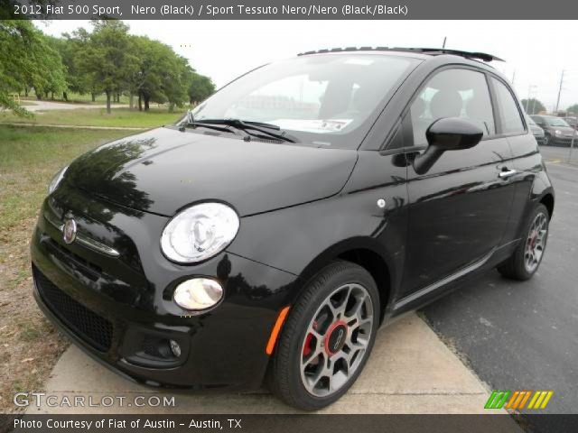 2012 Fiat 500 Sport in Nero (Black)