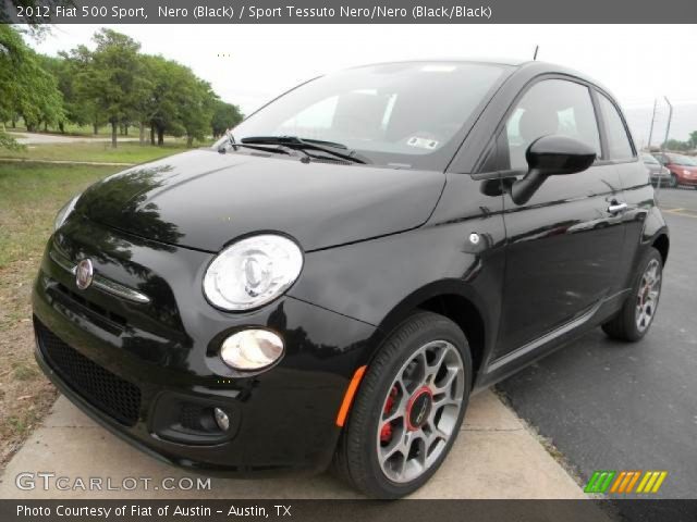 2012 Fiat 500 Sport in Nero (Black)