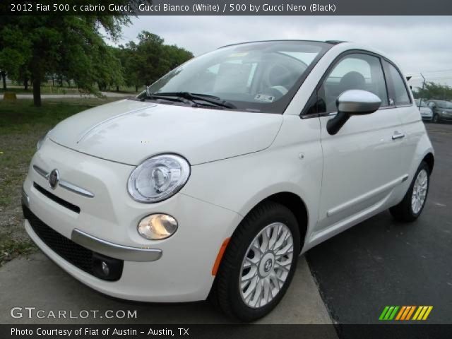 2012 Fiat 500 c cabrio Gucci in Gucci Bianco (White)