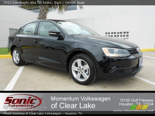 2012 Volkswagen Jetta TDI Sedan in Black