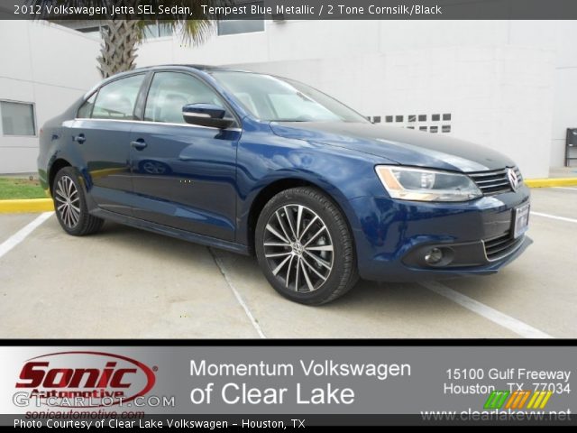 2012 Volkswagen Jetta SEL Sedan in Tempest Blue Metallic