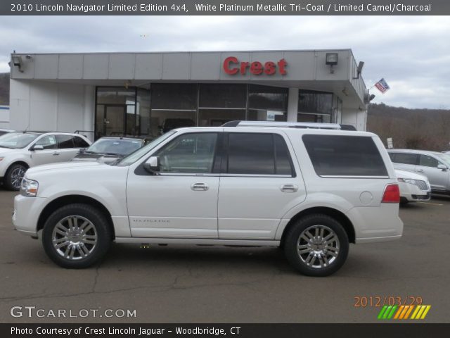 2010 Lincoln Navigator Limited Edition 4x4 in White Platinum Metallic Tri-Coat