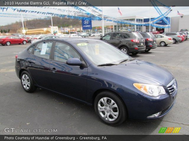 2010 Hyundai Elantra GLS in Regatta Blue