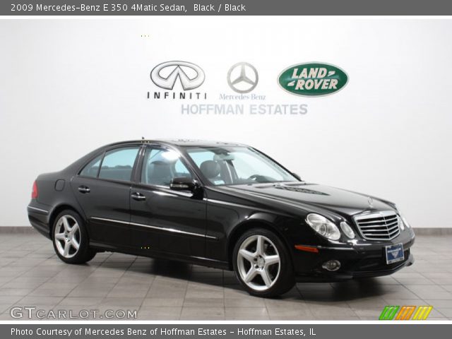 2009 Mercedes-Benz E 350 4Matic Sedan in Black