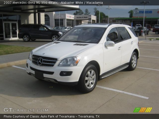 2007 Mercedes-Benz ML 350 4Matic in Alabaster White