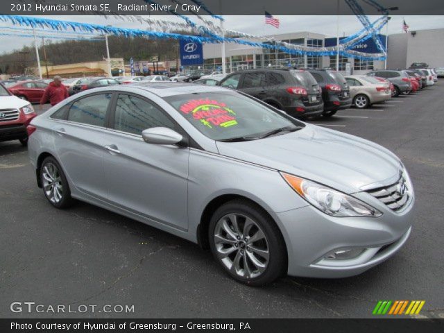 2012 Hyundai Sonata SE in Radiant Silver