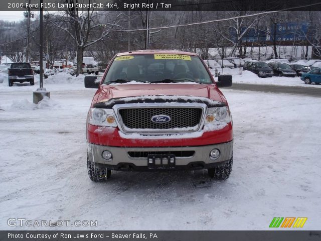 2006 Ford F150 Lariat SuperCab 4x4 in Bright Red