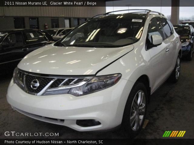 2011 Nissan Murano LE in Glacier White Pearl