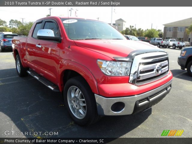 2010 Toyota Tundra X-SP Double Cab in Radiant Red