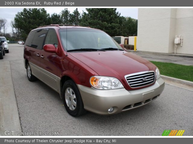 2003 Kia Sedona EX in Ruby Red