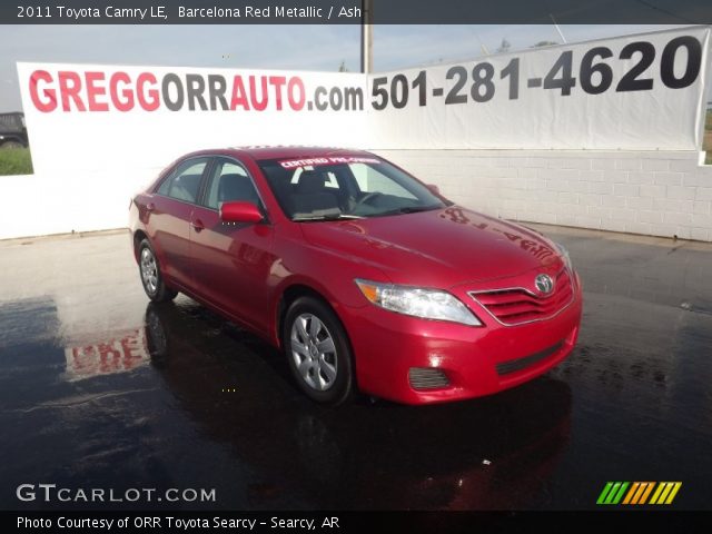 2011 Toyota Camry LE in Barcelona Red Metallic