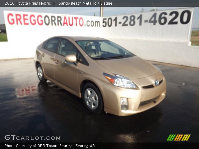 2010 Toyota Prius Hybrid III in Sandy Beach Metallic
