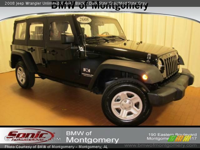 2008 Jeep Wrangler Unlimited X 4x4 in Black