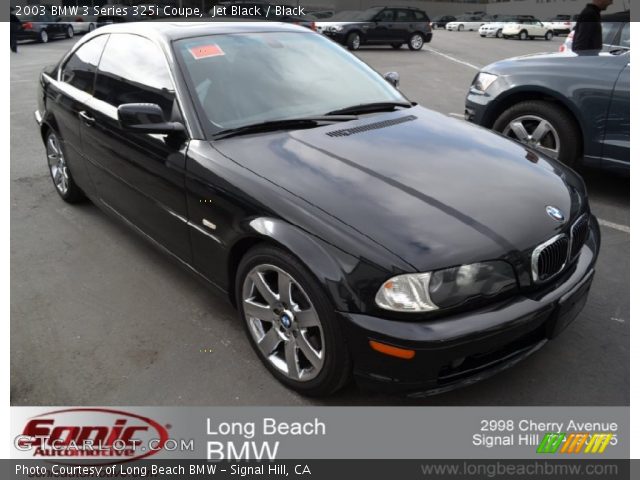 2003 BMW 3 Series 325i Coupe in Jet Black