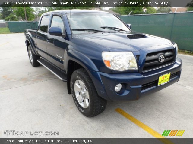 2006 Toyota Tacoma V6 PreRunner TRD Sport Double Cab in Indigo Ink Pearl