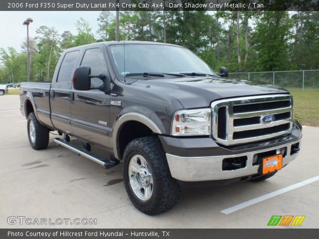 2006 Ford F350 Super Duty Lariat FX4 Crew Cab 4x4 in Dark Shadow Grey Metallic