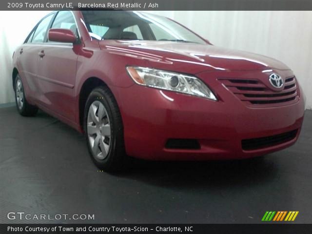 2009 Toyota Camry LE in Barcelona Red Metallic