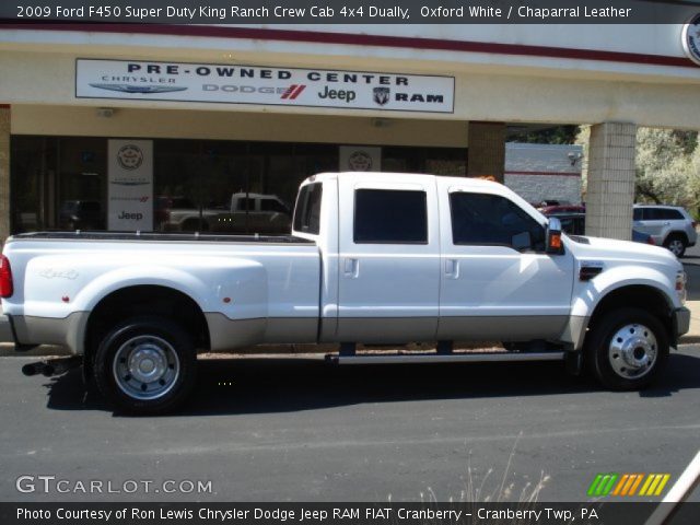2009 Ford F450 Super Duty King Ranch Crew Cab 4x4 Dually in Oxford White