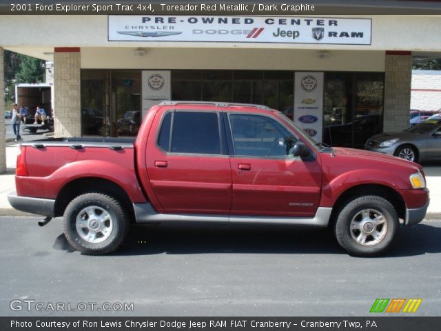 2001 Ford Explorer Sport Trac 4x4 in Toreador Red Metallic