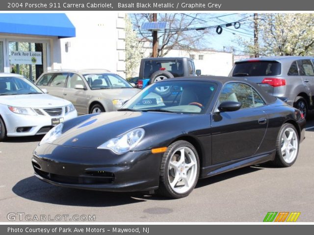 2004 Porsche 911 Carrera Cabriolet in Basalt Black Metallic