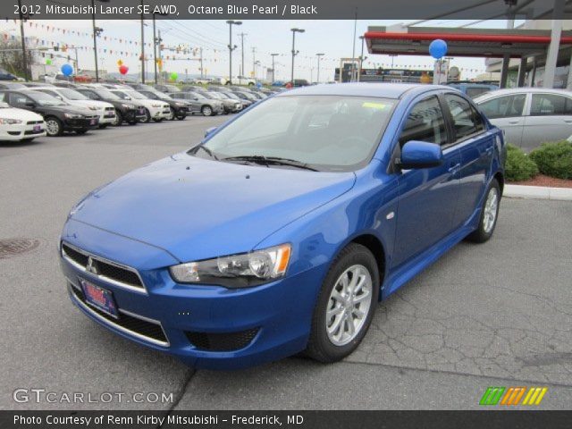2012 Mitsubishi Lancer SE AWD in Octane Blue Pearl