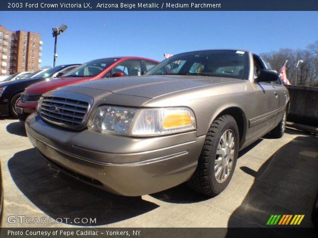 2003 Ford Crown Victoria LX in Arizona Beige Metallic