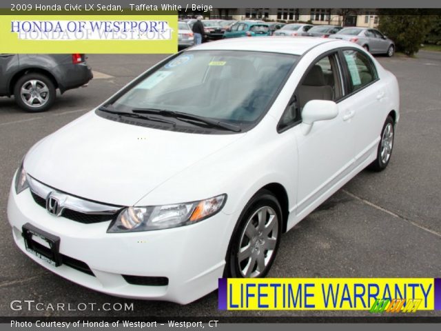 2009 Honda Civic LX Sedan in Taffeta White