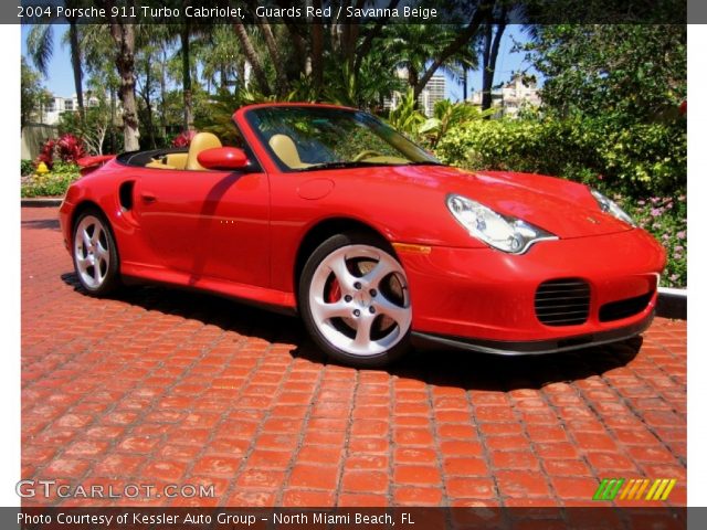 2004 Porsche 911 Turbo Cabriolet in Guards Red