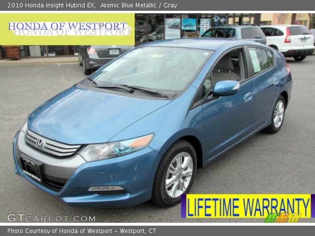 2010 Honda Insight Hybrid EX in Atomic Blue Metallic
