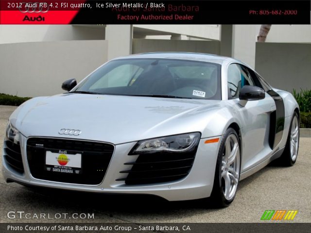 2012 Audi R8 4.2 FSI quattro in Ice Silver Metallic