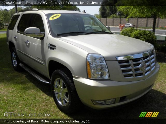 2008 Cadillac Escalade AWD in Gold Mist