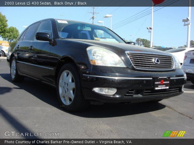 2003 Lexus LS 430 Sedan in Black Onyx