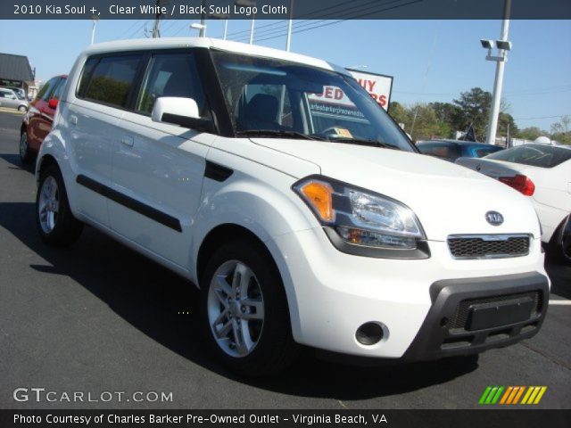 2010 Kia Soul + in Clear White